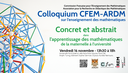 Colloquium CFEM-ARDM 2018