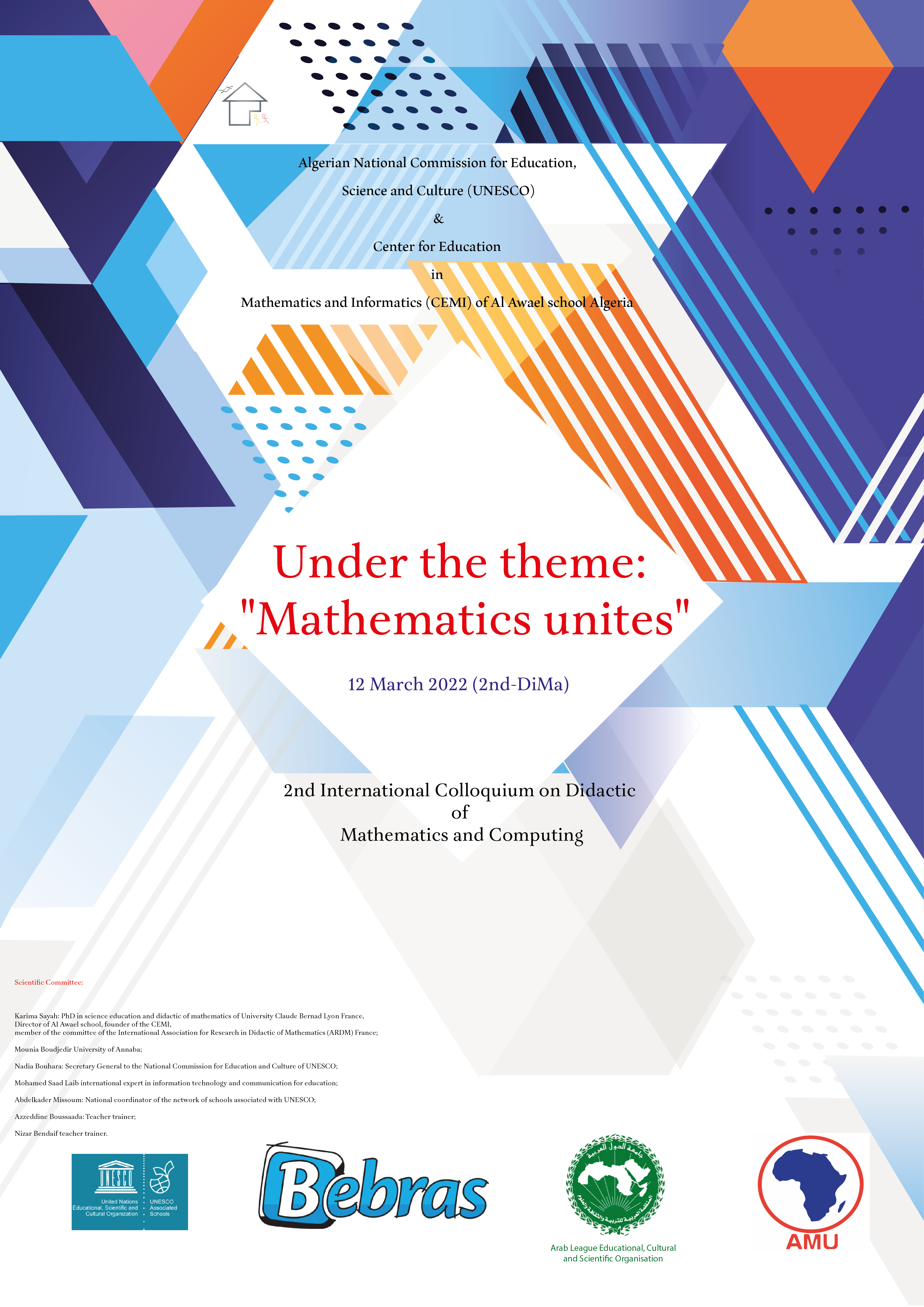 Deuxième colloque International en Didactique des Mathématiques