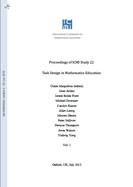 Task Design in Mathematics Education