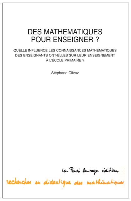 Des mathématiques pour enseigner? Quelle influence les connaissances mathématiques des enseignants ont-elles sur leur enseignement à l'école primaire ?